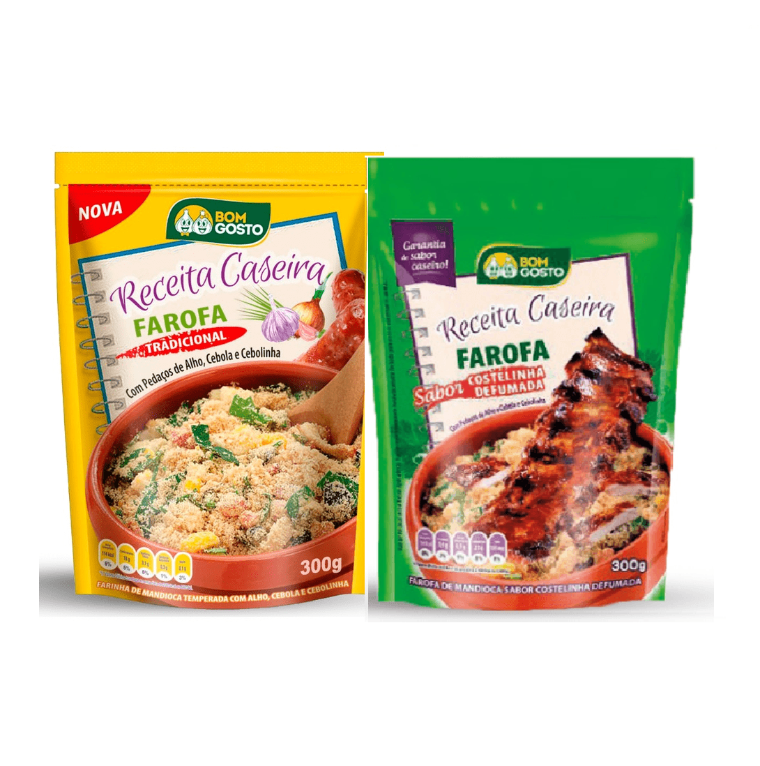 Bom Gosto Farofa Caseira - Unidade (300g)